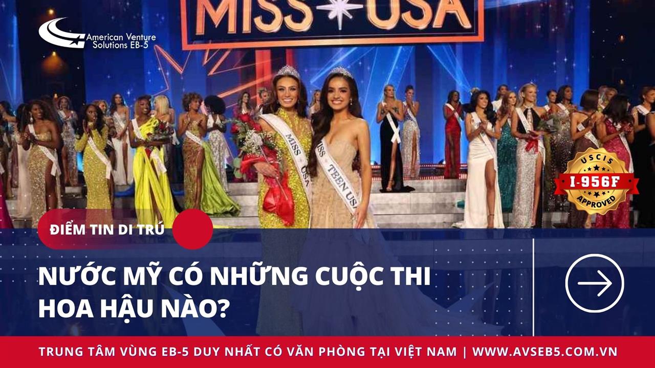 NƯỚC MỸ CÓ NHỮNG CUỘC THI HOA HẬU NÀO?