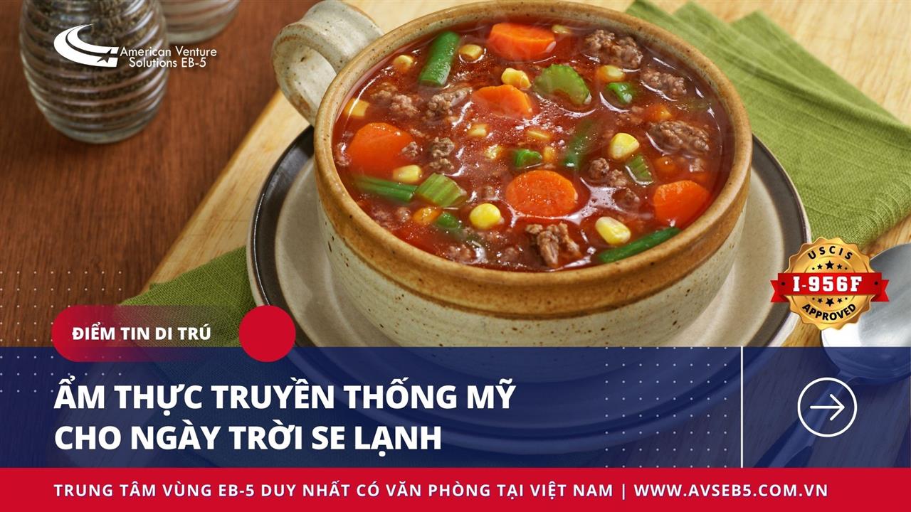 ẨM THỰC TRUYỀN THỐNG MỸ CHO NGÀY TRỜI SE LẠNH