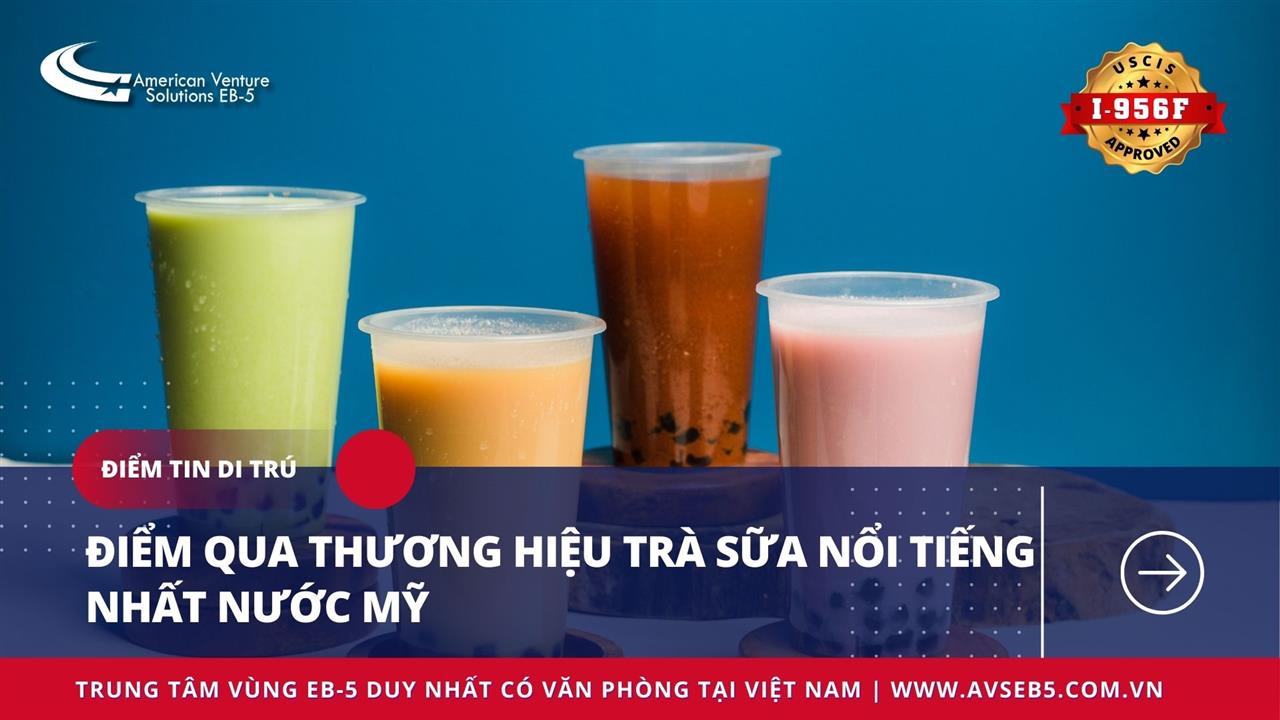 ĐIỂM QUA THƯƠNG HIỆU TRÀ SỮA NỔI TIẾNG NHẤT NƯỚC MỸ